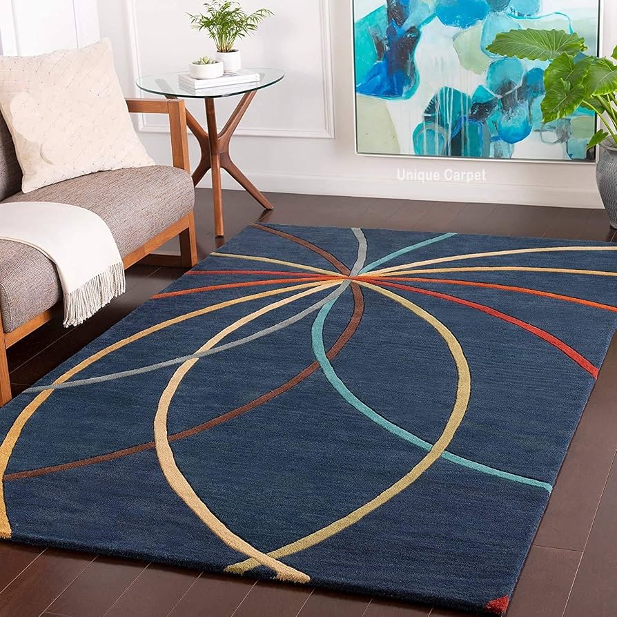 Luxury wool blend carpet in a bedroom